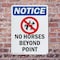 Signmission No Horses Beyond This Point OSHA Notice Sign, Plastic, 7in W x 10in L, 2PK OS-2PACK-NS-P-710-V-14658 - alternate 4